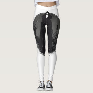 Leggings Sorcière gothique Salem à minuit