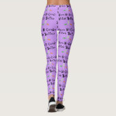 Leggings Sorcière Il Vaut Mieux Avoir Mon Bonbon | Lettres  (Dos)