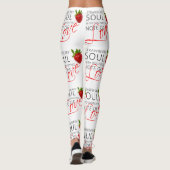 Leggings Soul aux fraises (Dos)