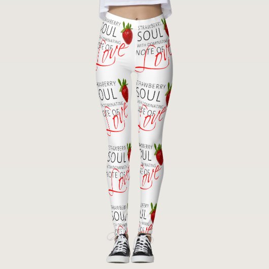 Leggings Soul aux fraises (Devant)