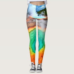 Leggings Source chaude vibrante : l'art merveilleux de la T