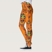 Leggings Souris Citrouille éffrayant (Gauche)