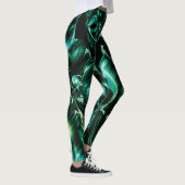 Leggings Sous la mer Turquoise de liquide éclaboussure (Droite)