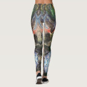 Leggings Sous la série de contes de la mer de fée peinture  (Dos)