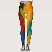 Leggings Southwest Feather Abstrait (Devant)