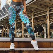 Leggings Soyez génial Conception de teinture de noue