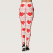 Leggings Soyez mon coeur rouge Valentine note coeur Carnet (Dos)