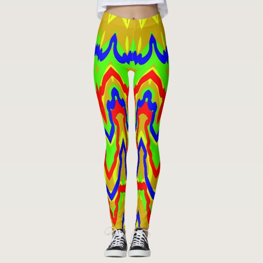 Leggings Spécial Noël multicolore "Ratti_Creative_Arts" (Devant)