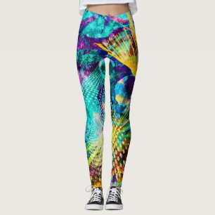 Leggings Spectacle de lumières dans un espace abstrait