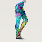 Leggings Spectacle de lumières dans un espace abstrait (Droite)