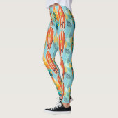 Leggings Spectacle de surf (Gauche)