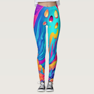 Leggings Spectral Ghost Halloween Art