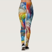 Leggings Spectre Abstrait contemporain (Dos)