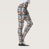 Leggings Spectre céleste : Arc de la licorne arc-en-ciel (Droite)