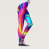 Leggings Spectre circulaire : Une exploration dynamique des (Droite)