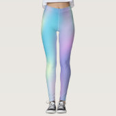Leggings spectre de couleurs holographique (Devant)
