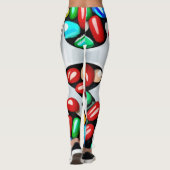 Leggings Spectre de douceur : Jelly Beans in Technicolor (Dos)