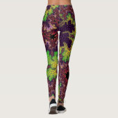 Leggings Spectre vert et violet (Dos)