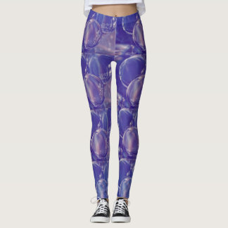 Leggings Sphères cristallines Abstraites en motif clair Lav
