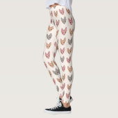 Leggings Sphynx Cat Cute Unique Pet Pattern (Gauche)