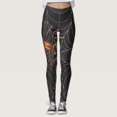 Leggings Spider Et Spider Web (Devant)