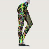 Leggings Spirale arc-en-ciel folle (Droite)