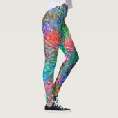 Leggings Spirale lisse dans des taches de couleur vive qui  (Droite)