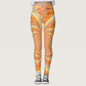 Leggings Spirale orange (Devant)