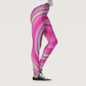 Leggings spirale rose et verte (Droite)
