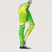 Leggings Spirale verte de chaux (Droite)