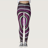 Leggings spirale violette (Devant)