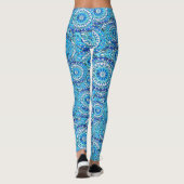 Leggings Spirales célestes Mandala Motif (Dos)