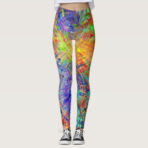 Leggings Spirales Colorées Captivantes