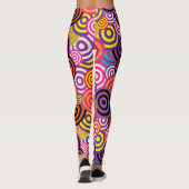 Leggings Spirales psychédéliques Été tendance (Dos)