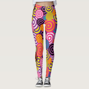 Leggings Spirales psychédéliques Été tendance