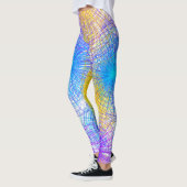 Leggings spiraux colorés (Gauche)