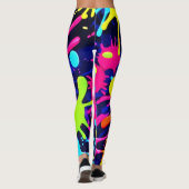 Leggings Splash couleur vive (Dos)