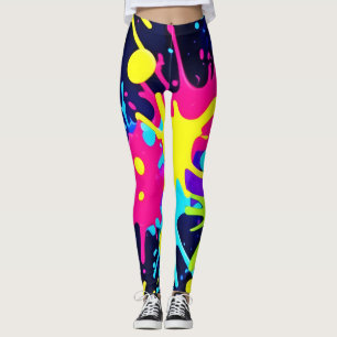Leggings Splash couleur vive