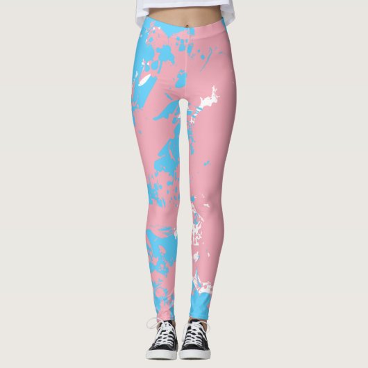 Leggings Splash de Color | Pride transgenre (Devant)