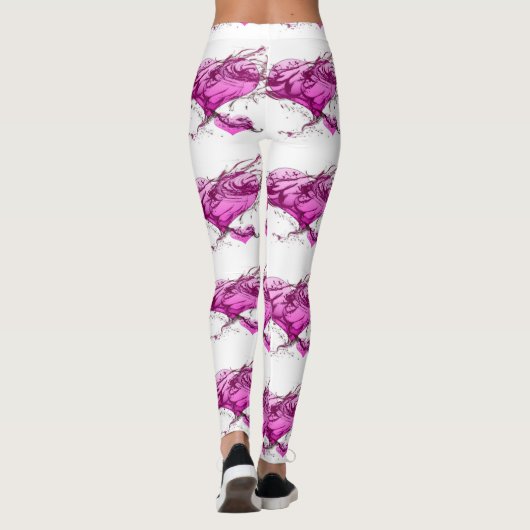 Leggings Splash du coeur (Dos)