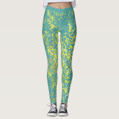 Leggings splash yellow (Devant)