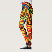 Leggings Splashes de couleurs Abstraits (Gauche)