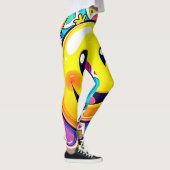 Leggings Splashy Happy Emoji Fun (Droite)