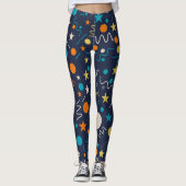 Leggings Splastie géométrique (Devant)
