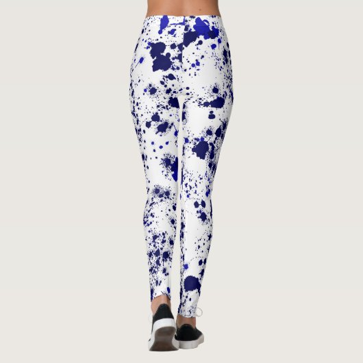 Leggings Splatter - Bleu (Dos)
