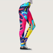 Leggings Splatterfest : un chaos coloré (Droite)