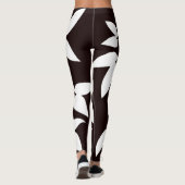 Leggings SPNP_Leggings aux feuilles blanches (Dos)