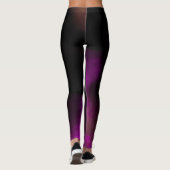 Leggings Sport moderne noir et rose LEGINGS (Dos)