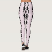 Leggings Sport rose féminin de golf (Dos)