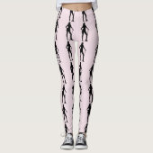Leggings Sport rose féminin de golf (Devant)